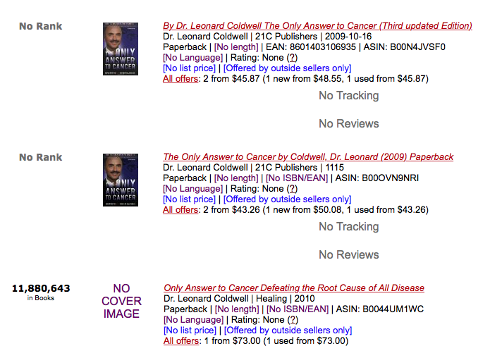 Just one screenshot of Loony's book ranking. 