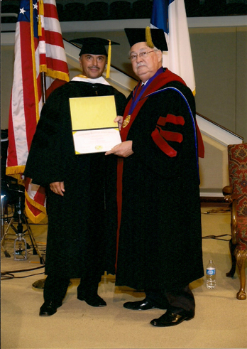 Loony receives an Honorary Degree in Humanities from LBU. LBU (Louisiana Baptist University) is not accredited by any accrediting body recognized by the United States Department of Education.