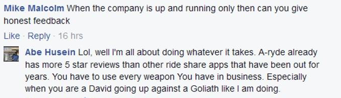 "I'm all about doing whatever it takes." - even if that means being a lying douchebag.